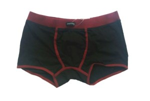 Мъжки боксери с бордо колан и кантове, размери M - XL