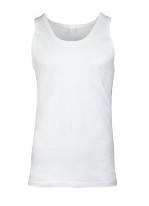 Бял потник макси размери 3XL - 4XL