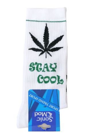 Спортни бели чорапи STAY COOL, размери 36 - 46