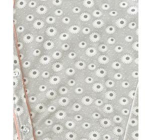 Макси ватирана пижама с копчета, размери 3XL - 5XL