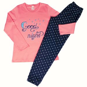 Дамска пижама интерлог Good night, размери M - 2XL